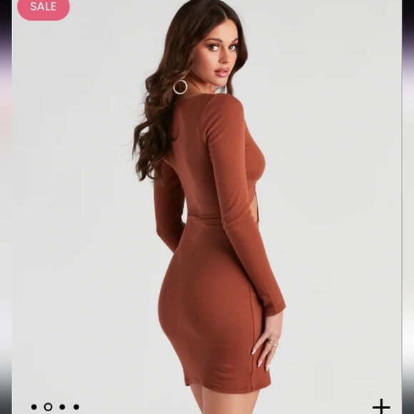 Windsor On Top Of The Trends Cutout Mini Dress - Picture 4 of 7